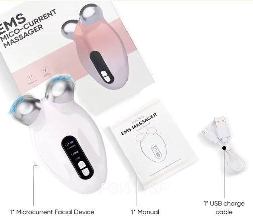 Rejuvenecimiento facial masajeador microcorriente